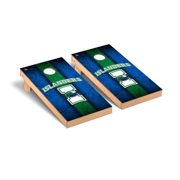 slide 2 of 5, Texas A&M Corpus Christi TAMUCC Islanders Vintage Cornhole Board Set