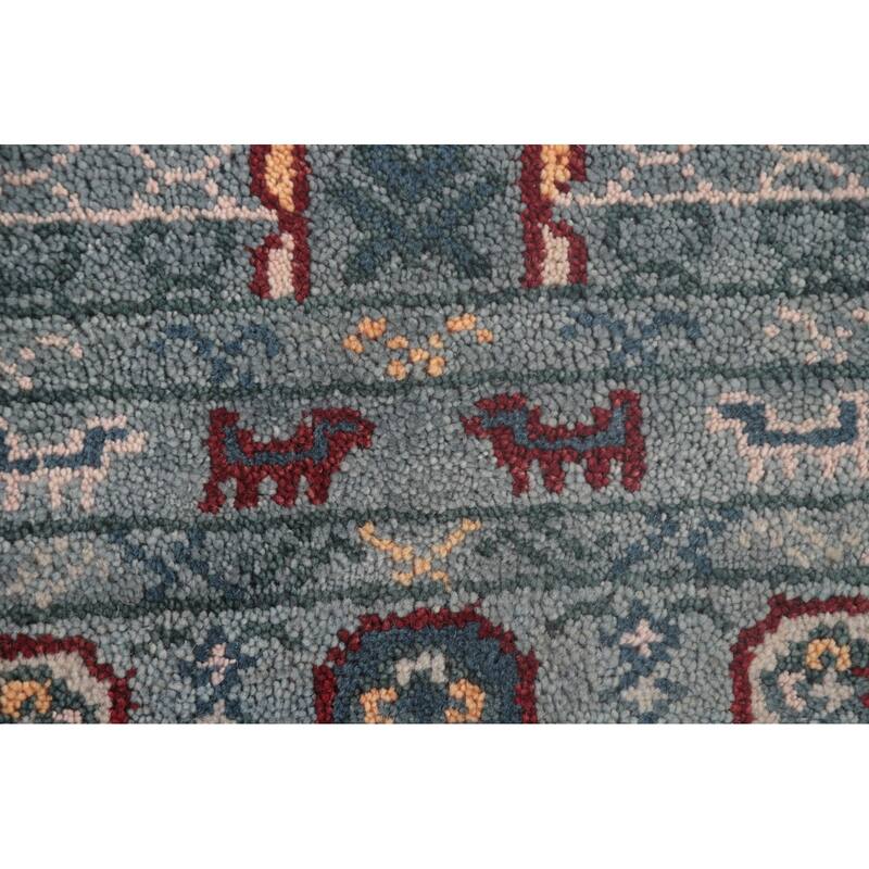 Tribal Khotan Oriental Runner Rug Wool Carpet - 2'7"x 9'11"