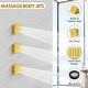 preview thumbnail 6 of 33, 12" Ceiling Mount Rainfall 3 Way Thermostatic Shower Faucets Sets with 6 Body Jets