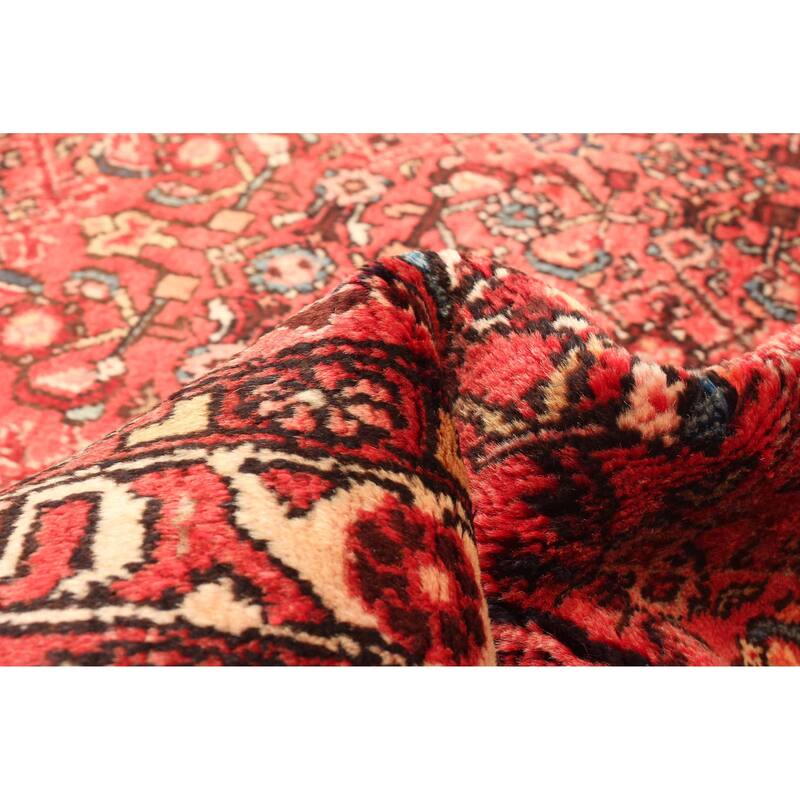 ECARPETGALLERY Hand-knotted Andelz Dark Red Wool Rug - 3'9 x 5'6