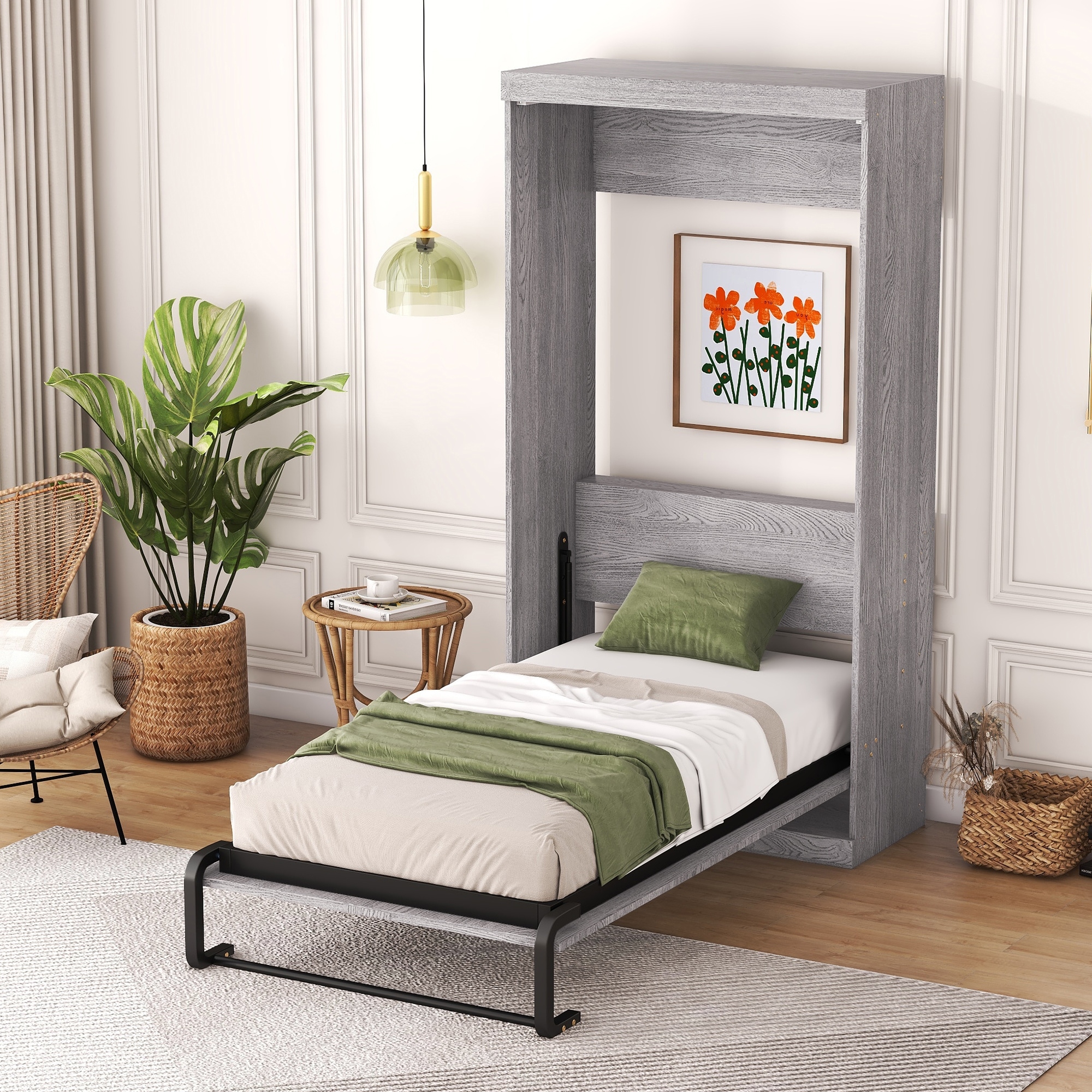 Space Saving Murphy Bed Modern Wall Bed Can Be Folded into a