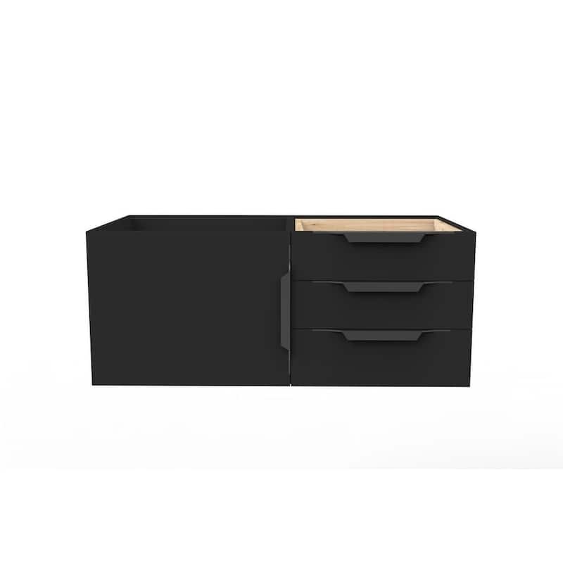 Alpine 36" Wall Mounted Bathroom Vanity (Base Only)
