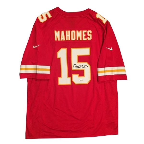 pat mahomes autographed jersey