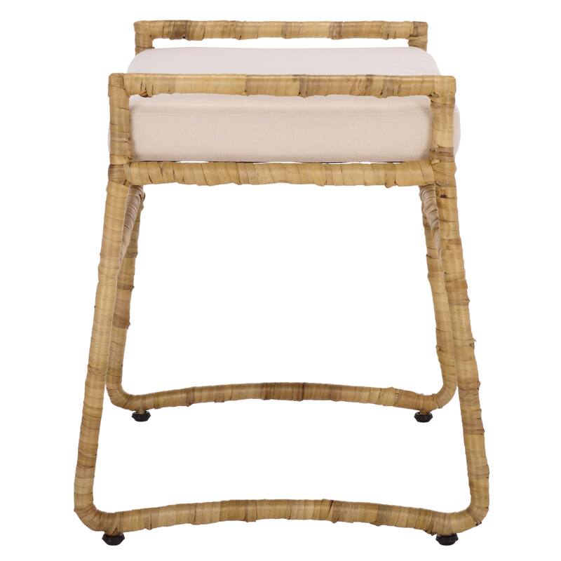 SAFAVIEH Home Iveliz Ottoman with Cushion