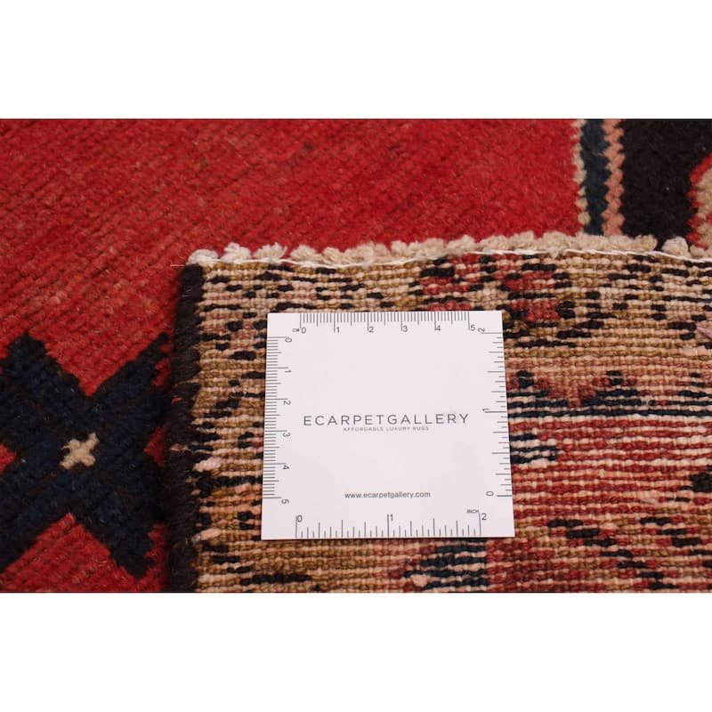 ECARPETGALLERY Hand-knotted Konya Anatolian Red Wool Rug - 3'6 x 9'5