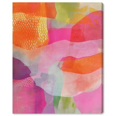 Garnet Gleam IV Canvas by Art Remedy, Gallery Wrapped
