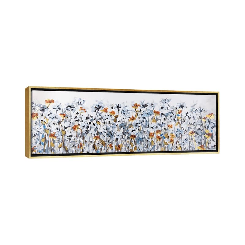 iCanvas "Serenity Walk" by Roey Ebert Framed - 16x48 - Gold