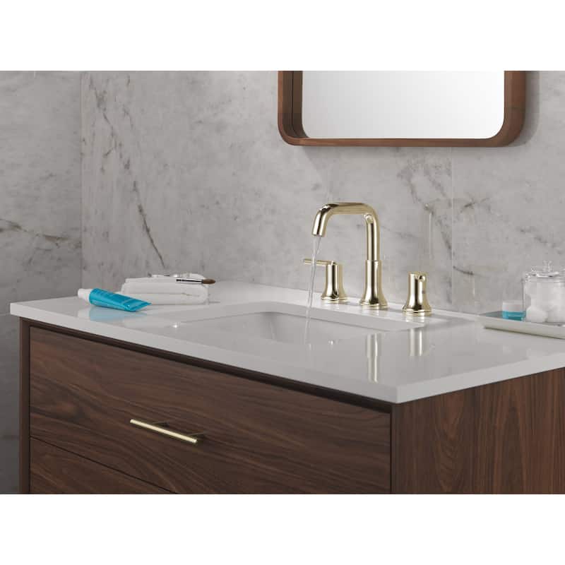 Delta 3554-MPU-DST Trinsic 1.2 GPM Widespread Bathroom Faucet with