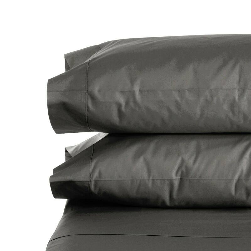 Soft Feel 1800 Soft Pillow Case Set Queen/Standard or King Set of 2 - Grey - King