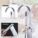 preview thumbnail 25 of 31, WOWOW Single-Handle Waterfall Freestanding Tub Faucet with Handshower
