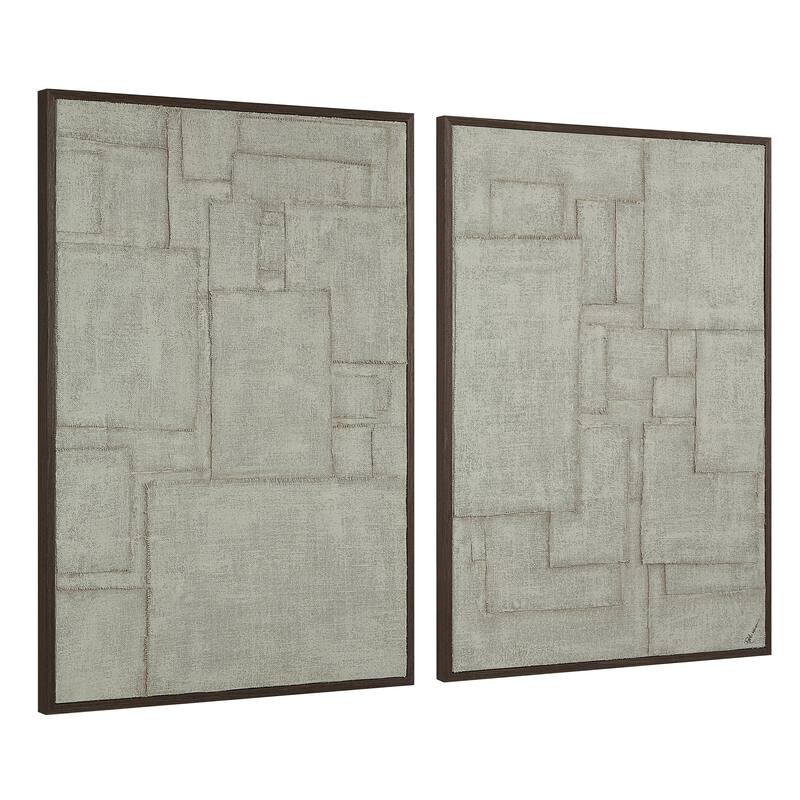 Renwil Caramelo 32" Wide Wall Art, Sand Beige