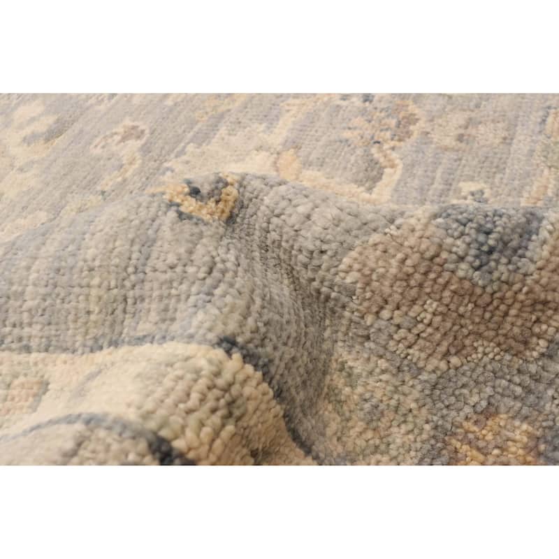 ECARPETGALLERY Hand-knotted Jules Serapi Grey Wool Rug - 7'10 x 10'0