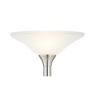 Artiva Hammer Glass(frosted) replacement Lamp Shade, 15"x15" x 4.72"H