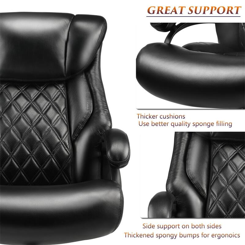 500lbs Capacity Big and Tall Office Chair for Heavy People