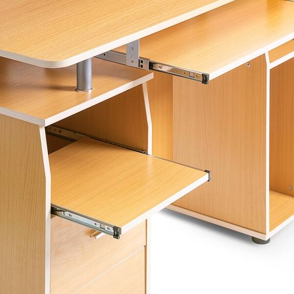 Shop Essential Home Office Computer Desk With Pull Out Keyboard