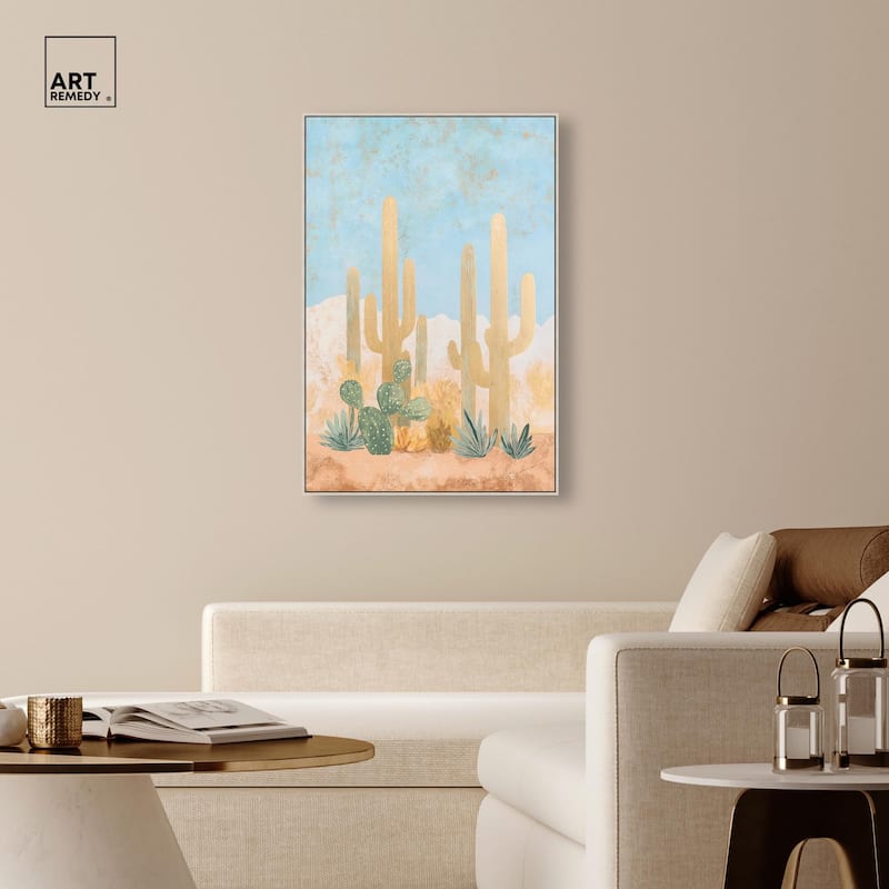 Cactus Canvas by Art Remedy