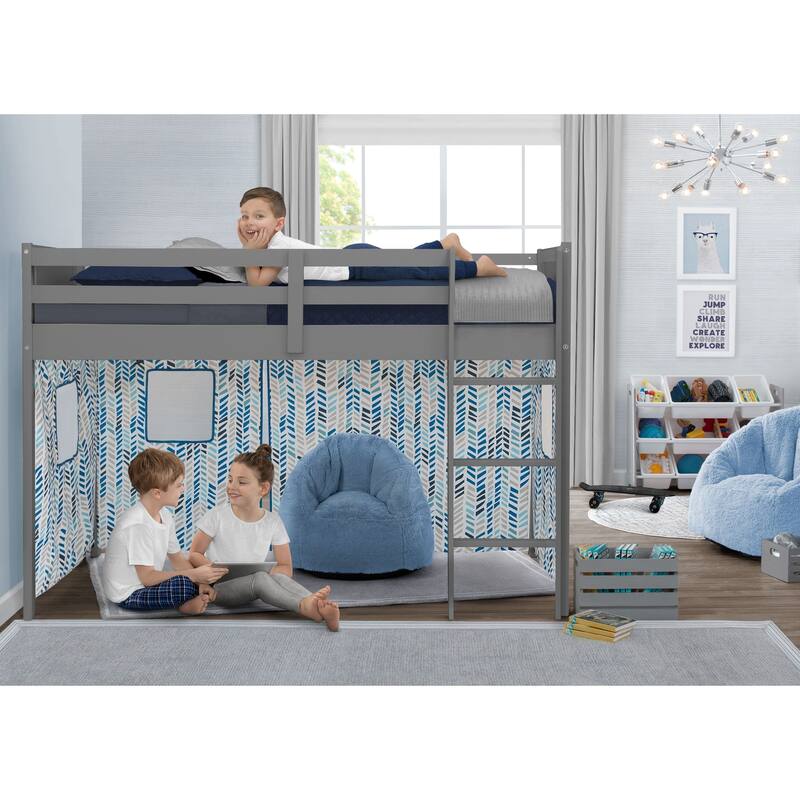 Loft Bed Tent - Curtain Set For Twin Loft Bed (Bed Sold Separately)