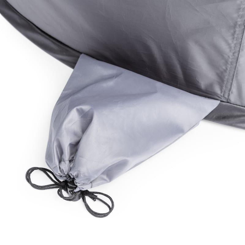 Manta Portable Beach Tent, (Gray with Black Accents)