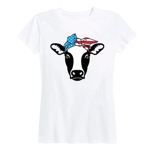 cow with bandana shirt