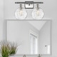 preview thumbnail 19 of 28, Innovations Lighting Athens Water Glass 2 Light 18" Bath Vanity Light