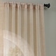 preview thumbnail 4 of 5, Exclusive Fabrics Open Weave Natural Linen Sheer Curtain (1 Panel)