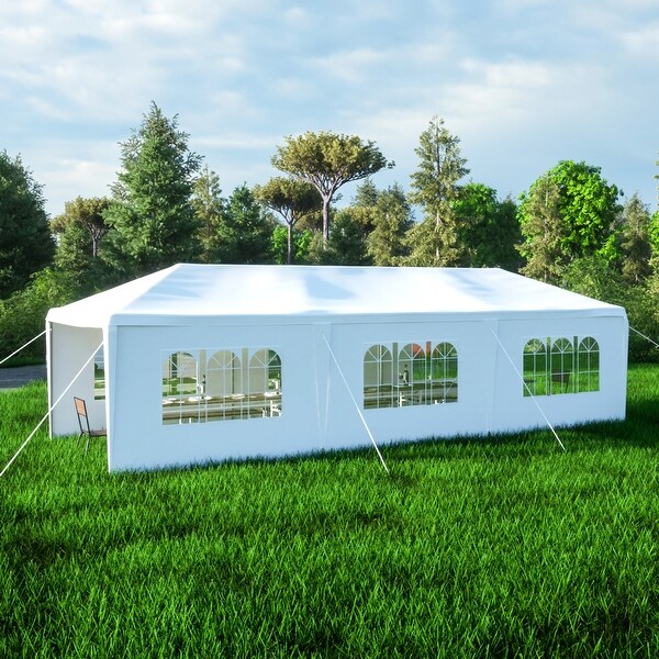 10x30 Wedding Party Canopy Tent Outdoor Gazebo with 8 Removable Sidewalls On Sale Bed Bath Beyond 39802298