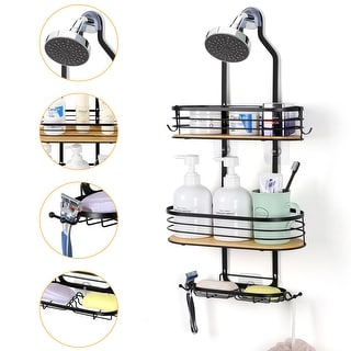 Over Shower Head Caddy with Soap Holder and Hooks - Bed Bath & Beyond -  38325070