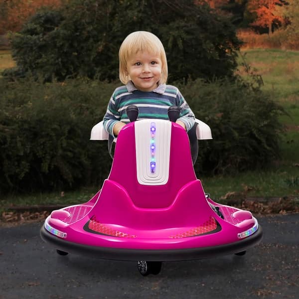 slide 2 of 22, Kids Electric Ride On Bumper Car Toy with Remote Control