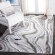 preview thumbnail 14 of 98, SAFAVIEH Craft Clytie Modern Abstract Marble Pattern Rug 2'7" x 5' - Grey/Blue - Rectangle
