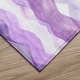 preview thumbnail 2 of 4, Indoor/ Outdoor Surfside Ombre Wave Washable Rug New