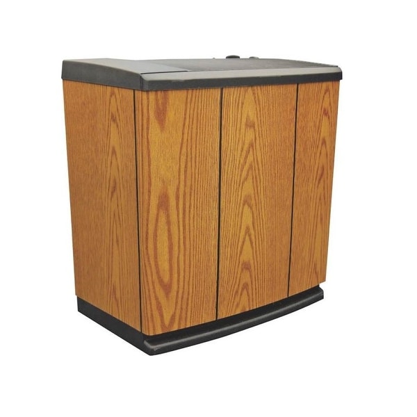 EssickAir H12 300HB 3 Speed Console Humidifier, 5 Gallon, Light Oak