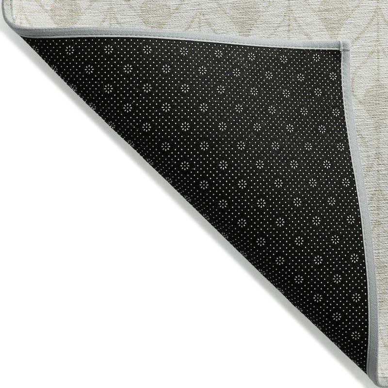 Machine Washable Indoor/ Outdoor Chantille Geo Teardrop Rug