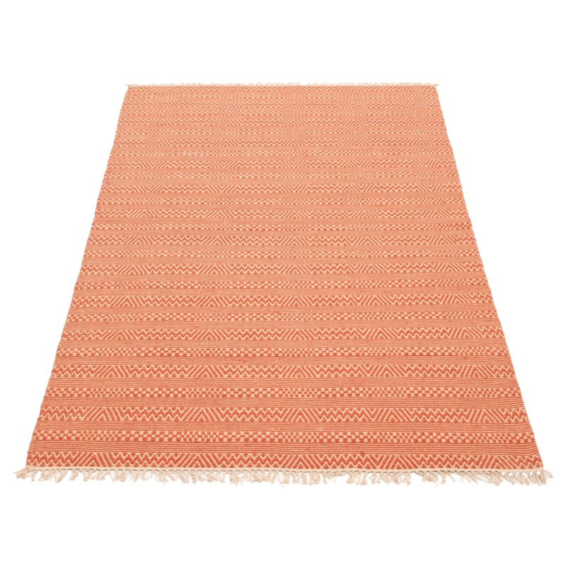 Nevada Copper Kilim 5'0" x 7'10" - 5'0 x 7'10