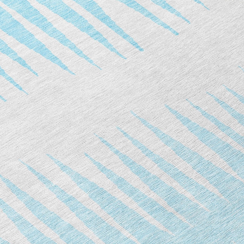 Machine Washable Indoor/ Outdoor Chantille Ombre Contemporary Rug