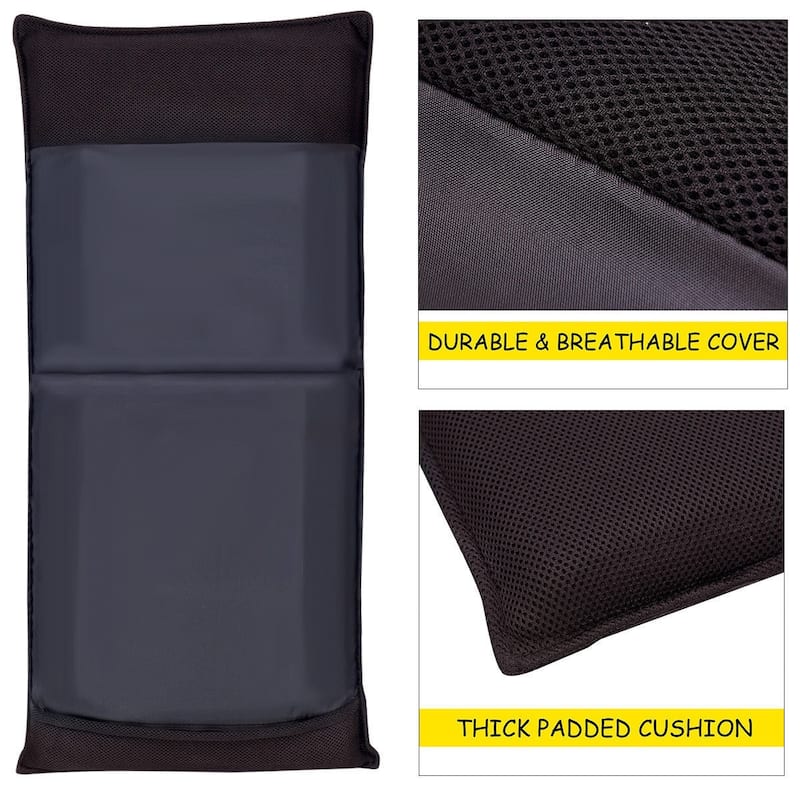 Adjustable 6-Position Floor Chair Folding Lazy Man Sofa Chair-Coffee - 39.5" x 18" x 3" (L x W x H)