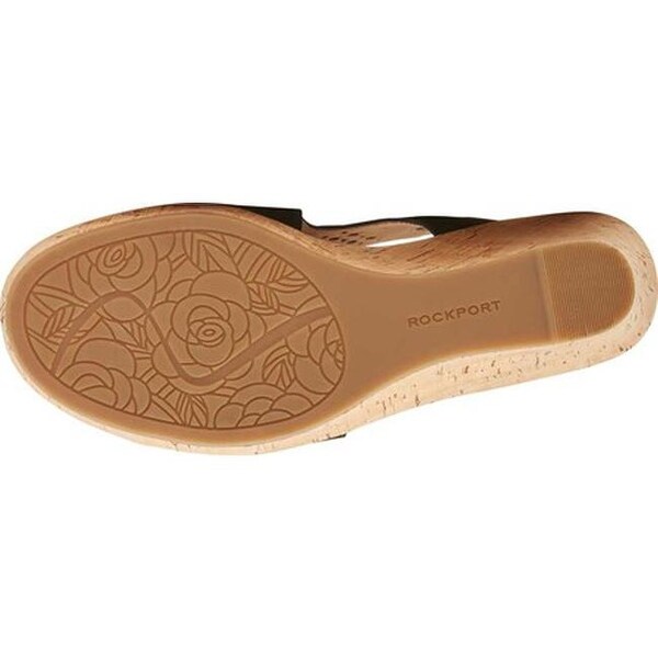 rockport women's briah perforated slingback wedges