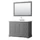 Option Dark Gray, Chrome Trim, White Quartz Top