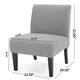 Kassi Contemporary Fabric Slipper Accent Chair by Christopher Knight Home - 22.50" L x 29.50" W x 32.00" H