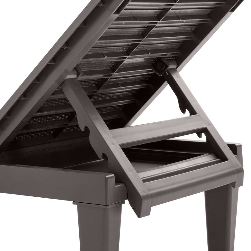 2-Piece Adjustable Outdoor Chaise Lounge Set with Ergonomic Backrest by Harper&Bright Designs