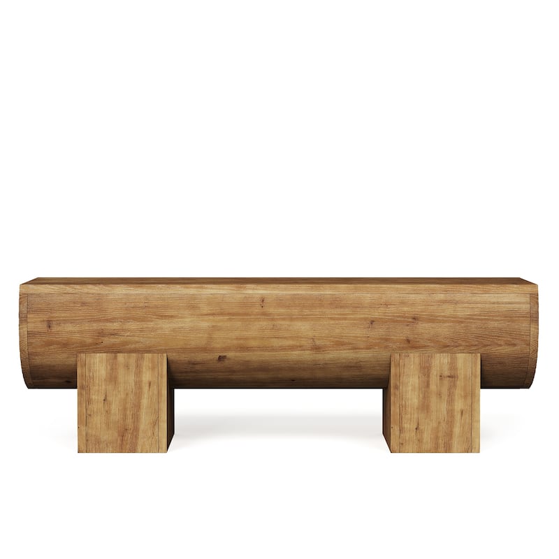 Solid Wood Entryway Bench, End of Bed Bench Seat, Accent Furniture for Bedroom, Living Room, Hallway
