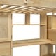 preview thumbnail 5 of 13, Home Kids Twin over Twin Staircase Loft Bed with Built-in Desk and Storage Cabinets