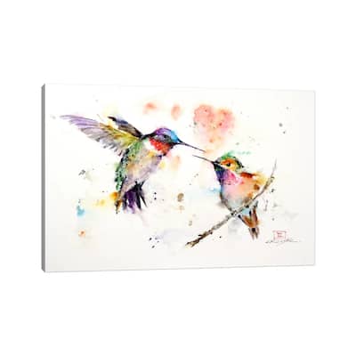 iCanvas "Hummingbirds" by Dean Crouser Canvas Print