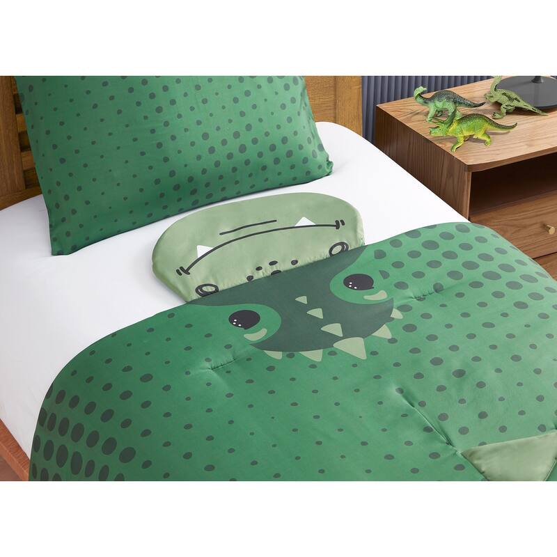 3D Animal Juvenile Comforter Set