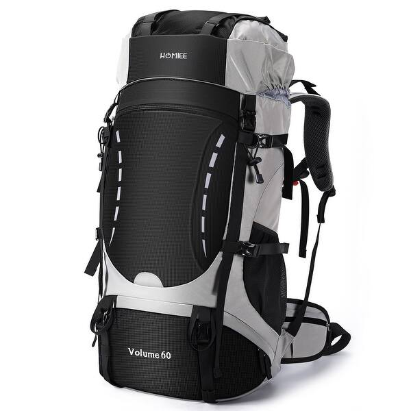 50L Hiking Backpack Travel Bag Waterproof Camping Climbing Daypack Outdoor Sports Rucksack Backpacks with Rain Cover - Bed Bath & Beyond - 40365434 50L Hiking Backpack Travel Bag Waterproof Camping Climbing Daypack Outdoor Sports Rucksack Backpacks with Rain Cover - Bed Bath & Beyond - 40365434