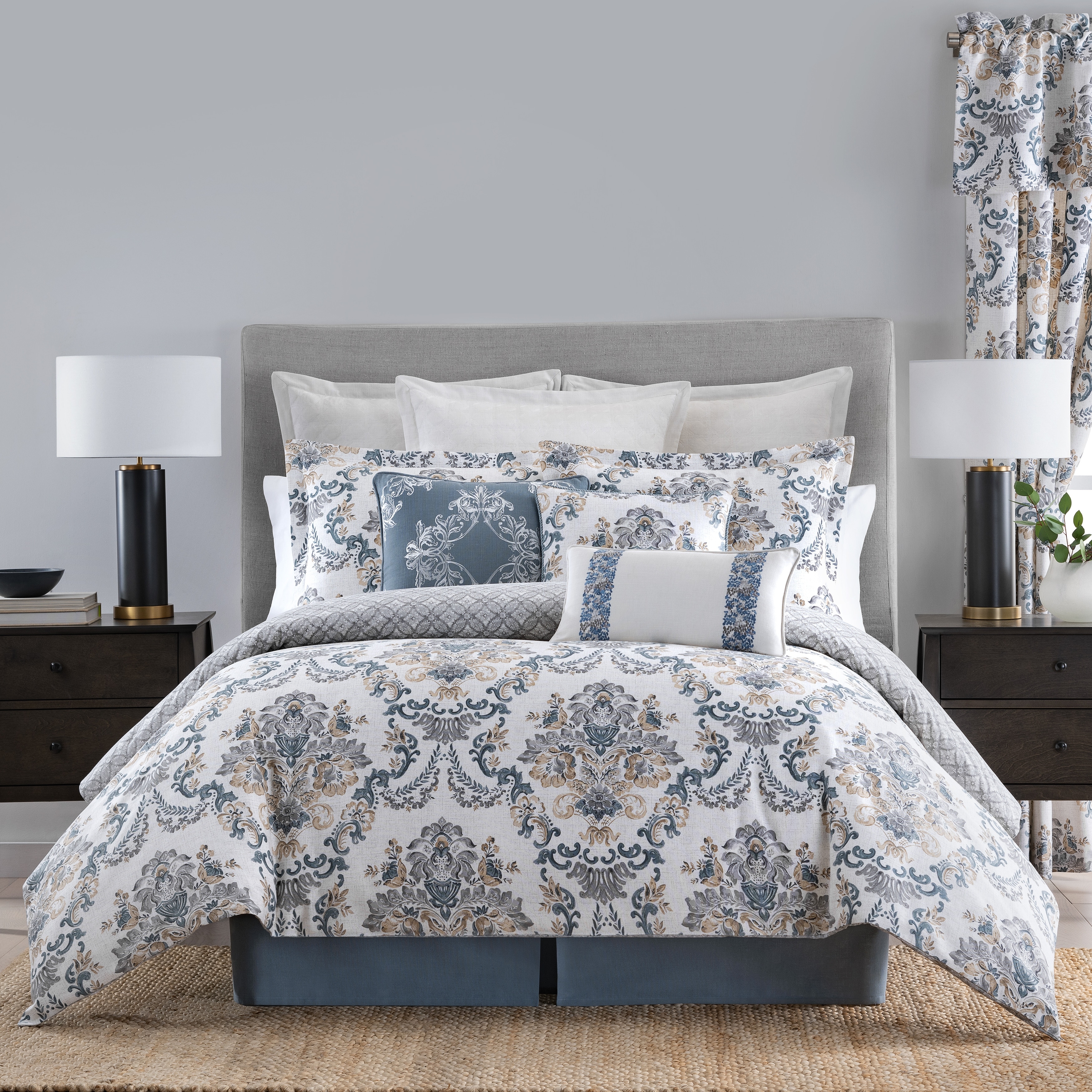 Rose Tree Emory Jacobean Floral Comforter Set | AccuWeather Shop