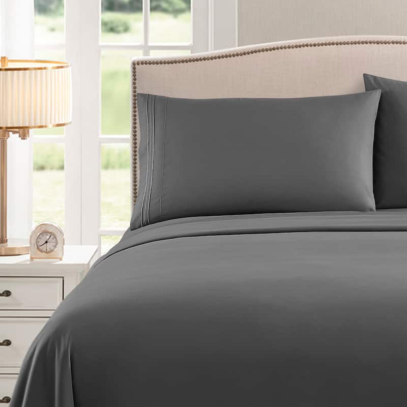 Sweet Home Collection Triple Stitch 4-piece Bed Sheet Set