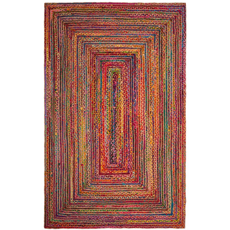 SAFAVIEH Handmade Cape Cod Marget Boho Coastal Jute Rug