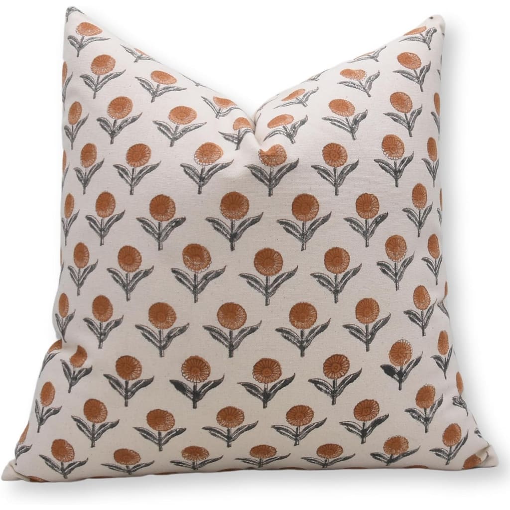 Fabdivine Cotton Bohemian Block print pillow Cover