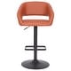 preview thumbnail 91 of 178, Vinyl Adjustable Height Barstool with Rounded Mid-Back