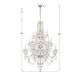 preview thumbnail 5 of 4, Traditional Crystal 20 Light Polished Chrome Chandelier - 37"W x 52.5"H